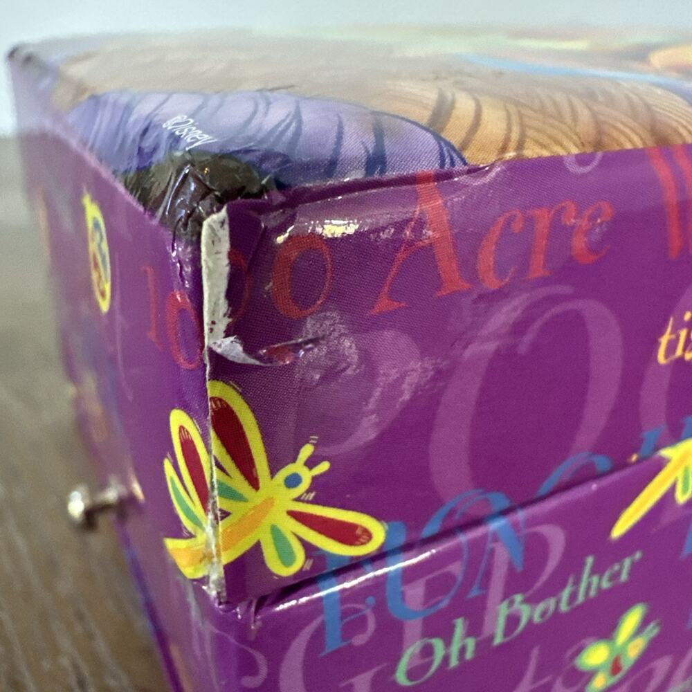 Winnie The Pooh & Friends Square Storage‎ Jewelry Gift Box Vintage Y2K Purple - Picture 3 of 13
